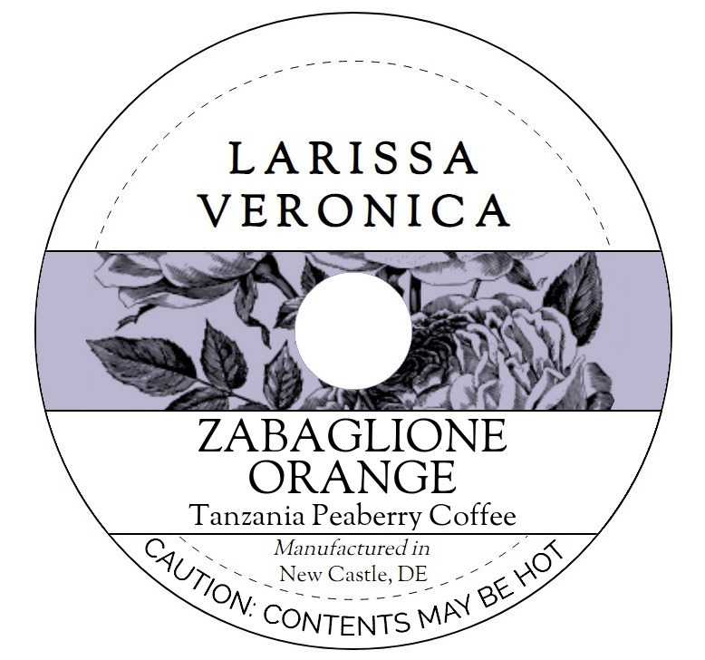 Zabaglione Orange Tanzania Peaberry Coffee <BR>(Single Serve K-Cup Pods)