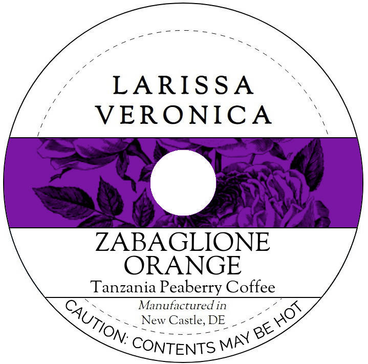 Zabaglione Orange Tanzania Peaberry Coffee <BR>(Single Serve K-Cup Pods)