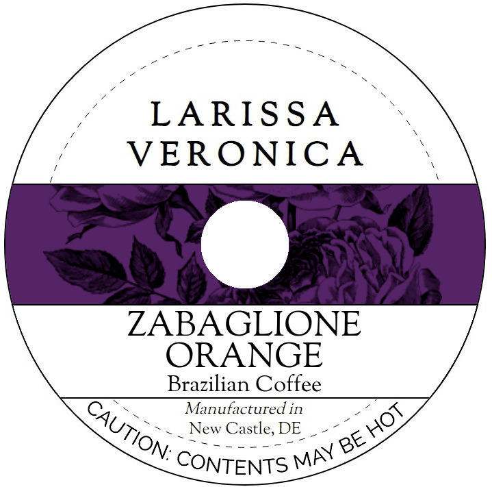 Zabaglione Orange Brazilian Coffee <BR>(Single Serve K-Cup Pods)