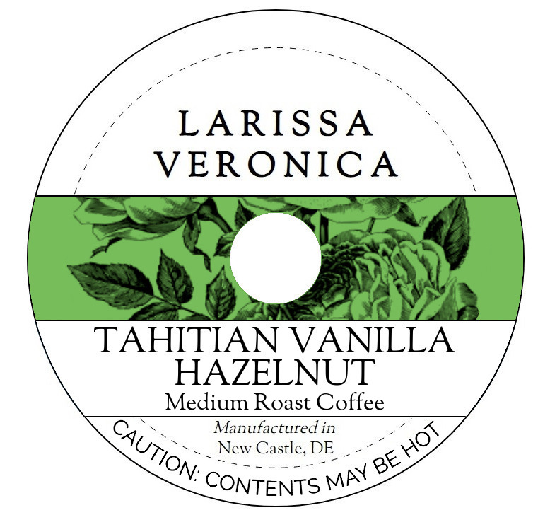 Tahitian Vanilla Hazelnut Medium Roast Coffee <BR>(Single Serve K-Cup Pods)