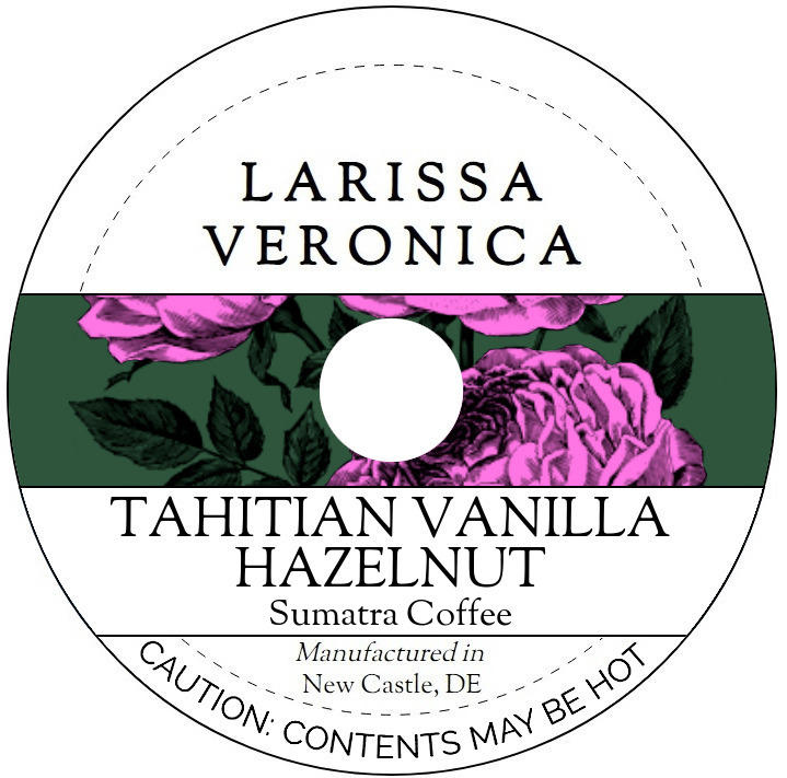 Tahitian Vanilla Hazelnut Sumatra Coffee <BR>(Single Serve K-Cup Pods)