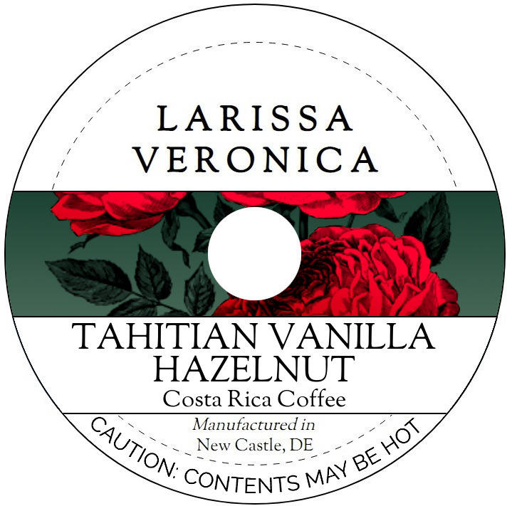 Tahitian Vanilla Hazelnut Costa Rica Coffee <BR>(Single Serve K-Cup Pods)