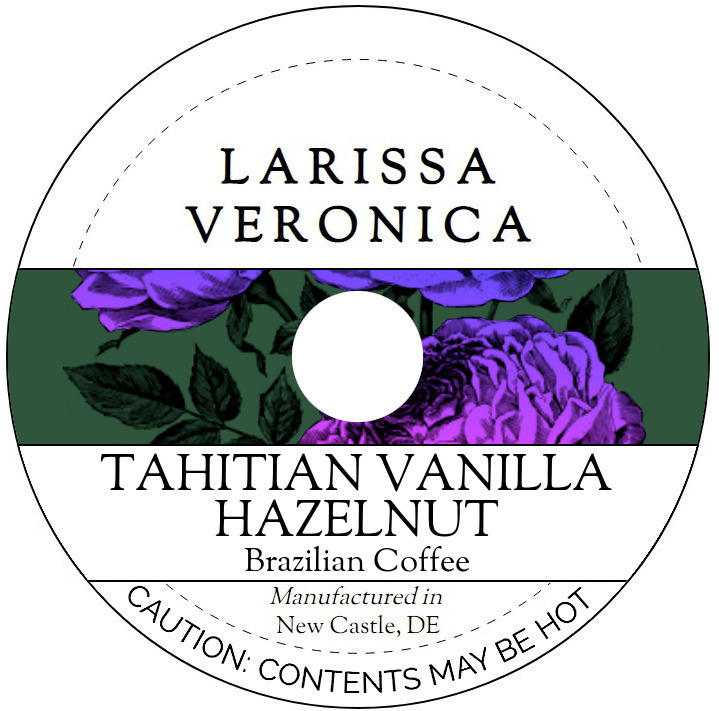 Tahitian Vanilla Hazelnut Brazilian Coffee <BR>(Single Serve K-Cup Pods)