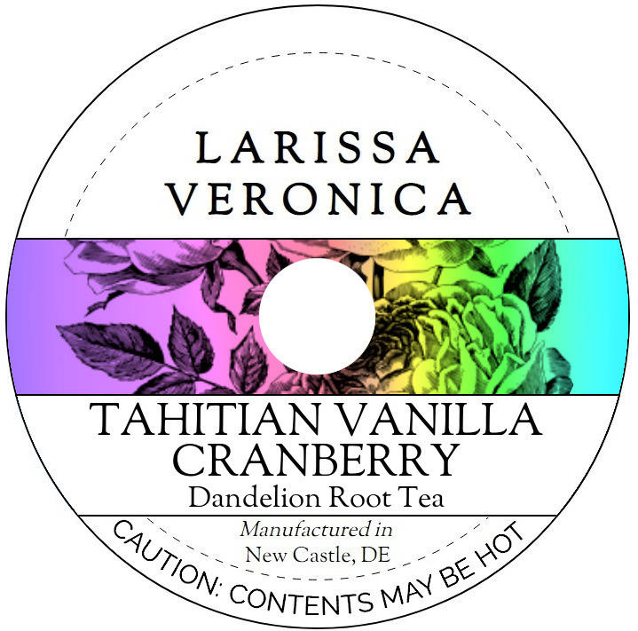 Tahitian Vanilla Cranberry Dandelion Root Tea <BR>(Single Serve K-Cup Pods)