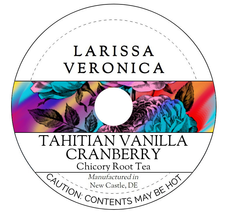 Tahitian Vanilla Cranberry Chicory Root Tea <BR>(Single Serve K-Cup Pods)
