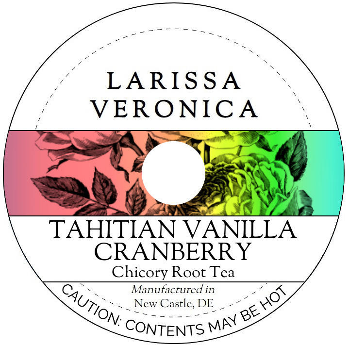 Tahitian Vanilla Cranberry Chicory Root Tea <BR>(Single Serve K-Cup Pods)