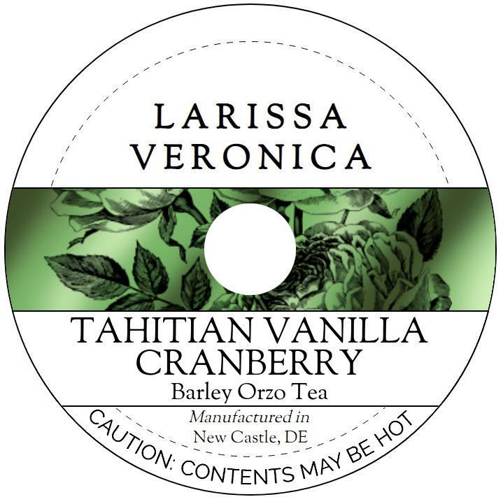 Tahitian Vanilla Cranberry Barley Orzo Tea <BR>(Single Serve K-Cup Pods)