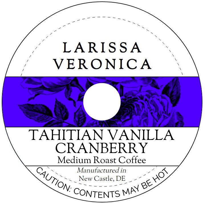 Tahitian Vanilla Cranberry Medium Roast Coffee <BR>(Single Serve K-Cup Pods)