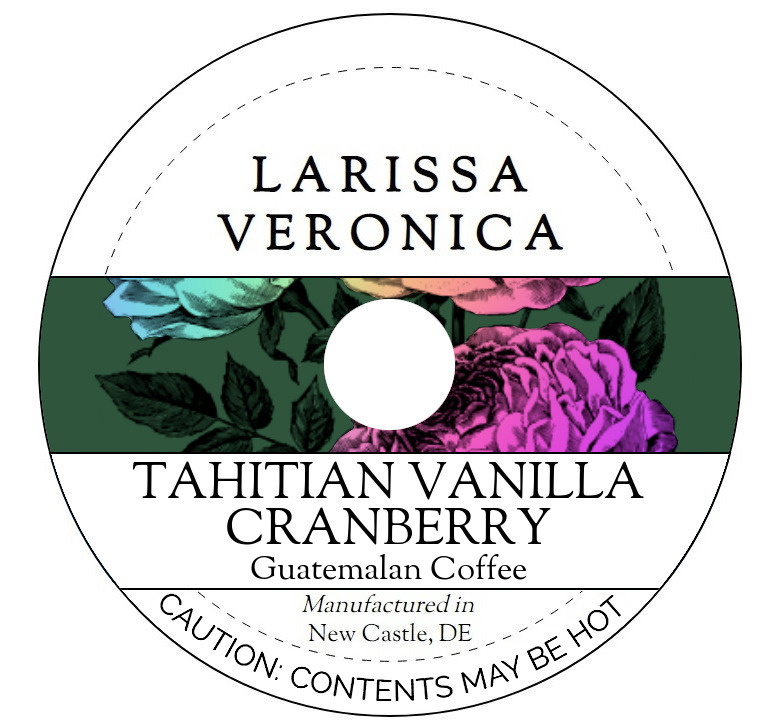 Tahitian Vanilla Cranberry Guatemalan Coffee <BR>(Single Serve K-Cup Pods)