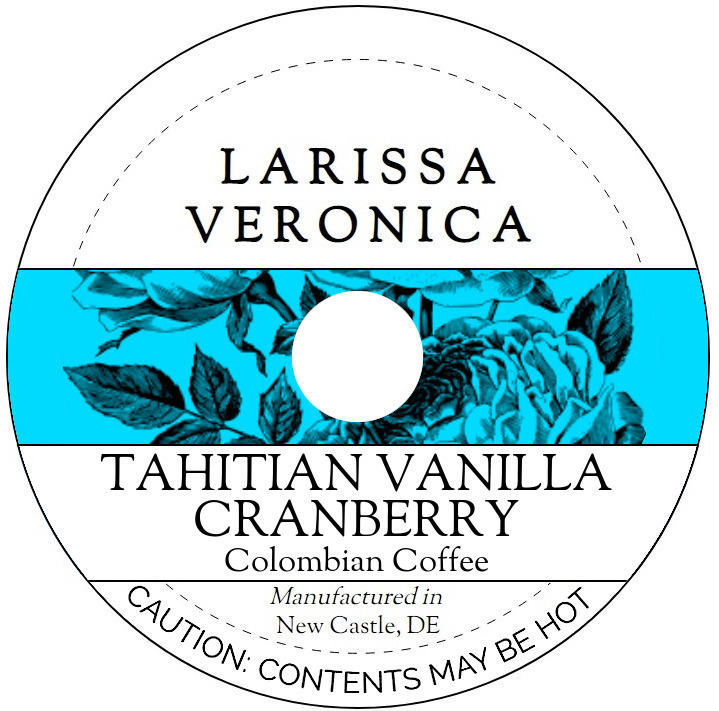 Tahitian Vanilla Cranberry Colombian Coffee <BR>(Single Serve K-Cup Pods)