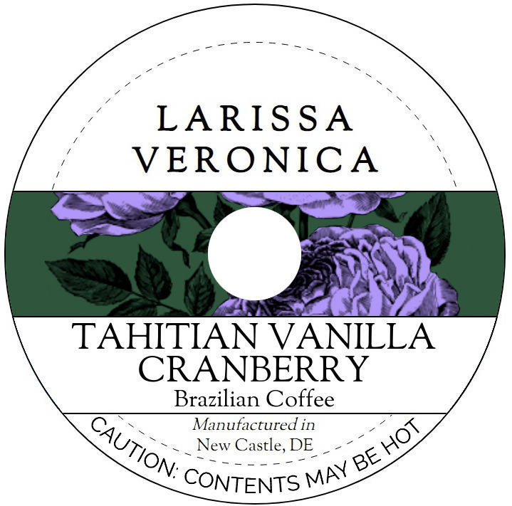 Tahitian Vanilla Cranberry Brazilian Coffee <BR>(Single Serve K-Cup Pods)