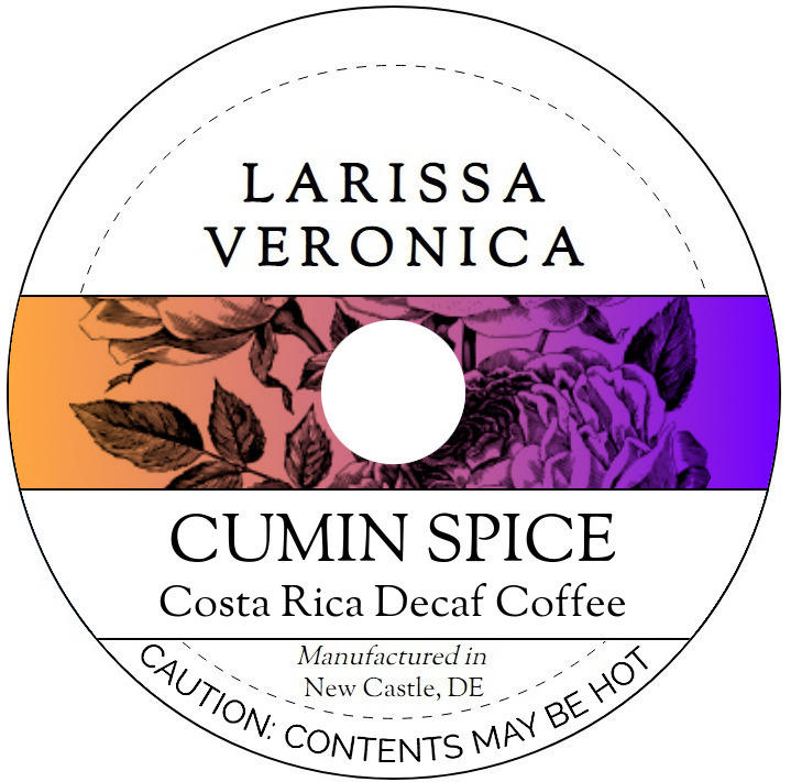 Cumin Spice Costa Rica Decaf Coffee <BR>(Single Serve K-Cup Pods)