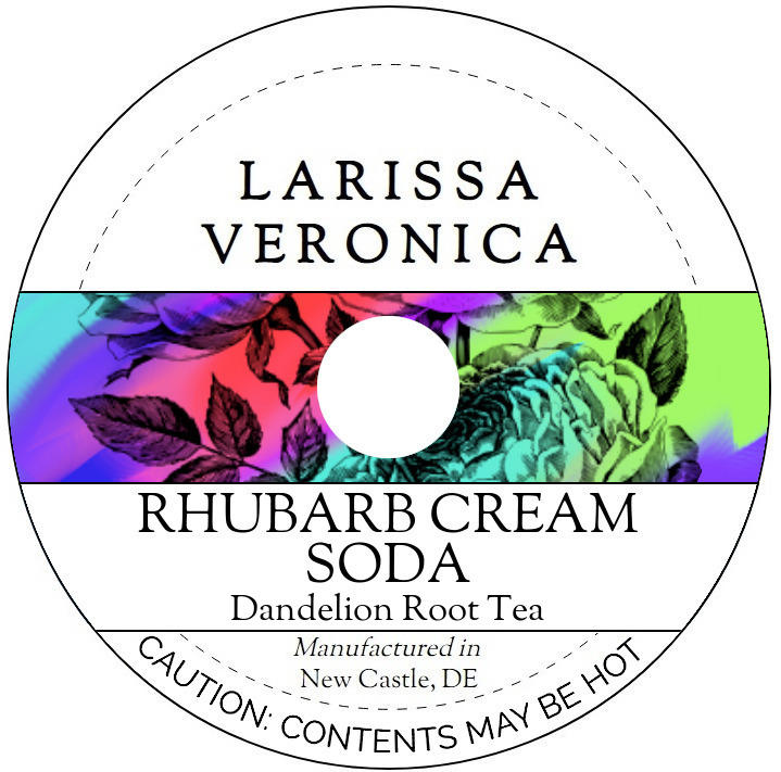 Rhubarb Cream Soda Dandelion Root Tea <BR>(Single Serve K-Cup Pods)