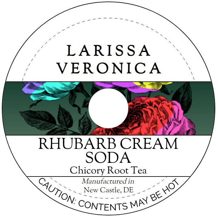 Rhubarb Cream Soda Chicory Root Tea <BR>(Single Serve K-Cup Pods)