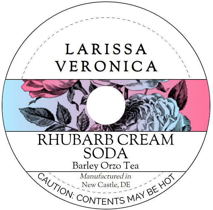 Rhubarb Cream Soda Barley Orzo Tea <BR>(Single Serve K-Cup Pods)