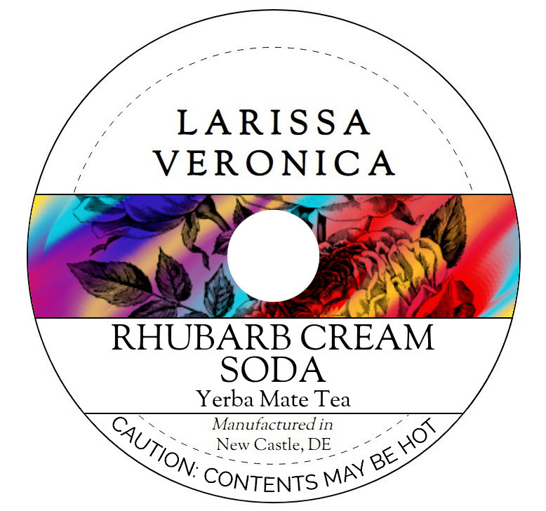 Rhubarb Cream Soda Yerba Mate Tea <BR>(Single Serve K-Cup Pods)
