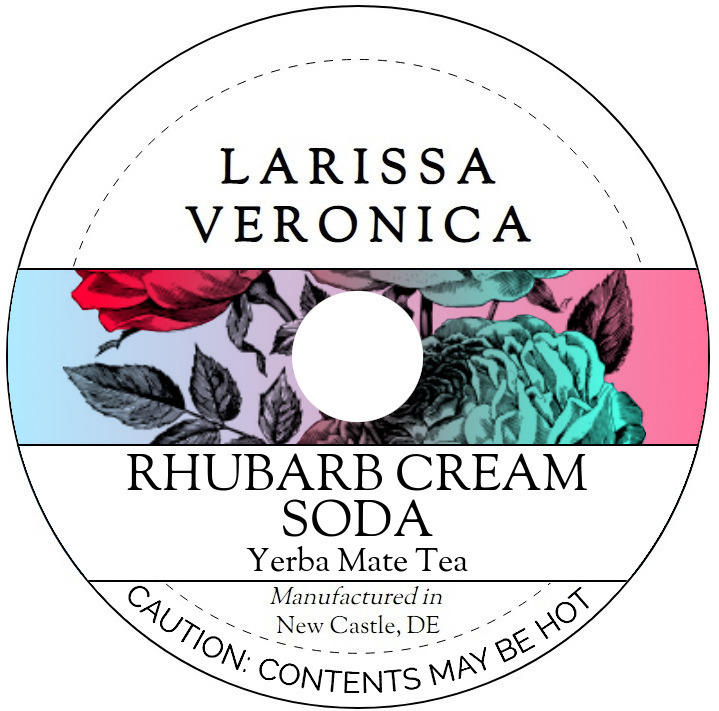 Rhubarb Cream Soda Yerba Mate Tea <BR>(Single Serve K-Cup Pods)