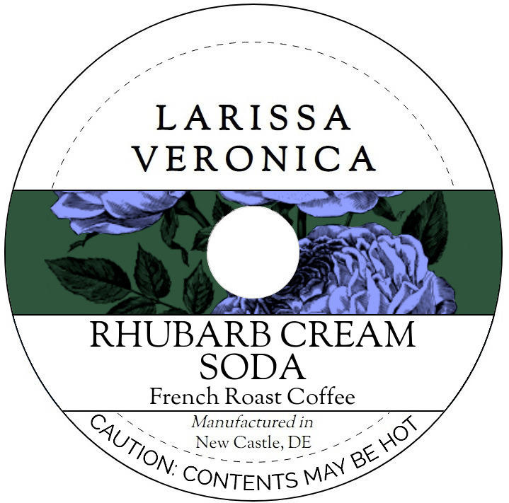 Rhubarb Cream Soda French Roast Coffee <BR>(Single Serve K-Cup Pods)