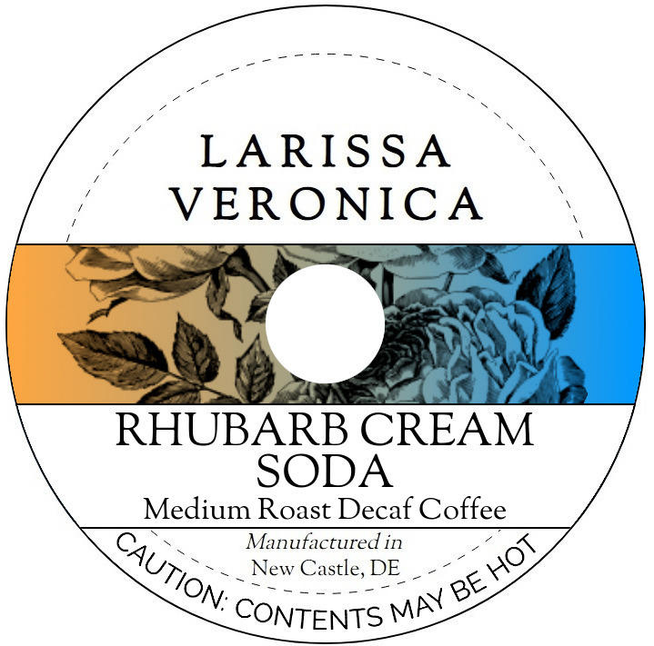 Rhubarb Cream Soda Medium Roast Decaf Coffee <BR>(Single Serve K-Cup Pods)