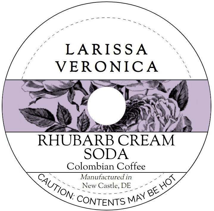 Rhubarb Cream Soda Colombian Coffee <BR>(Single Serve K-Cup Pods)