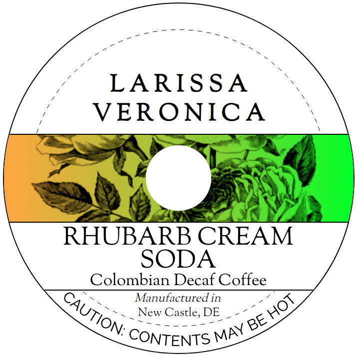 Rhubarb Cream Soda Colombian Decaf Coffee <BR>(Single Serve K-Cup Pods)