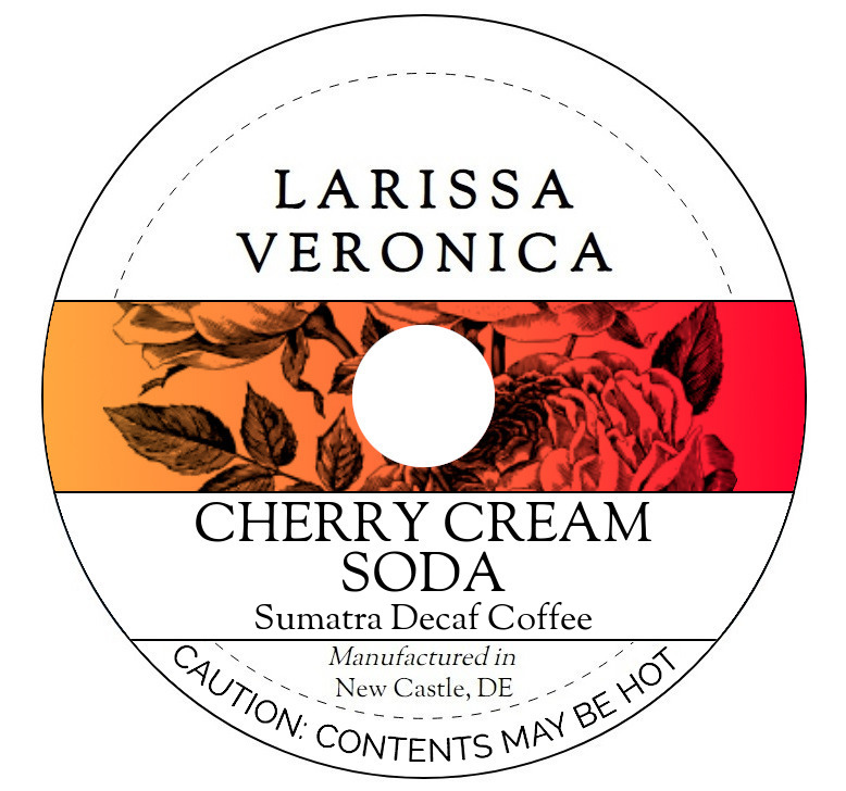 Cherry Cream Soda Sumatra Decaf Coffee <BR>(Single Serve K-Cup Pods)