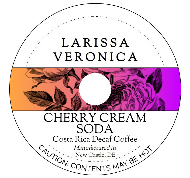 Cherry Cream Soda Costa Rica Decaf Coffee <BR>(Single Serve K-Cup Pods)
