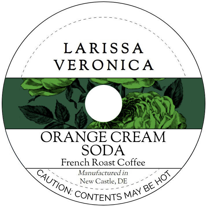 Orange Cream Soda French Roast Coffee <BR>(Single Serve K-Cup Pods)