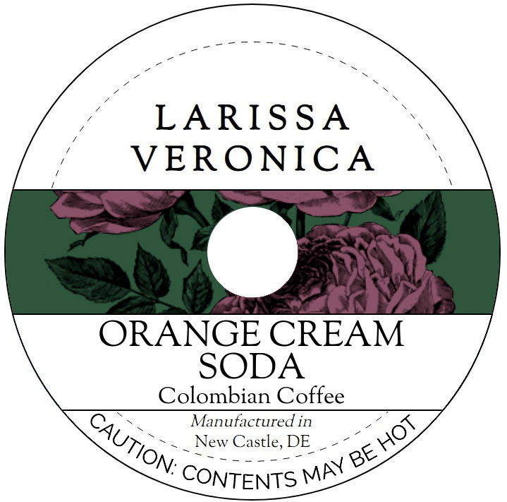 Orange Cream Soda Colombian Coffee <BR>(Single Serve K-Cup Pods)