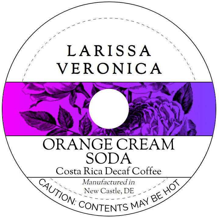 Orange Cream Soda Costa Rica Decaf Coffee <BR>(Single Serve K-Cup Pods)