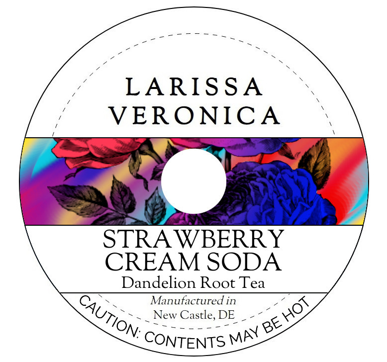 Strawberry Cream Soda Dandelion Root Tea <BR>(Single Serve K-Cup Pods)