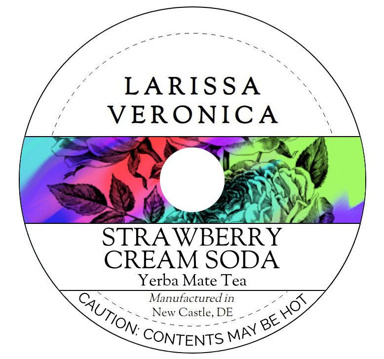 Strawberry Cream Soda Yerba Mate Tea <BR>(Single Serve K-Cup Pods)
