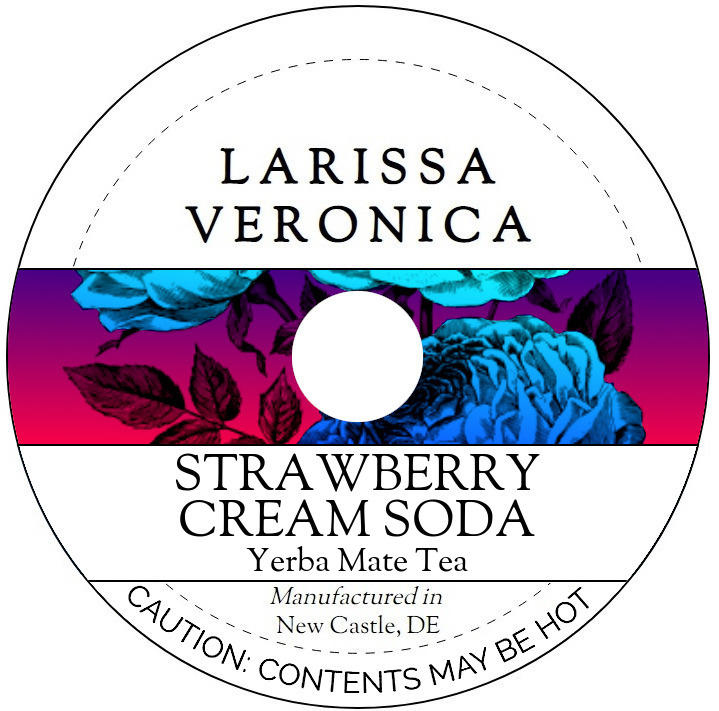 Strawberry Cream Soda Yerba Mate Tea <BR>(Single Serve K-Cup Pods)