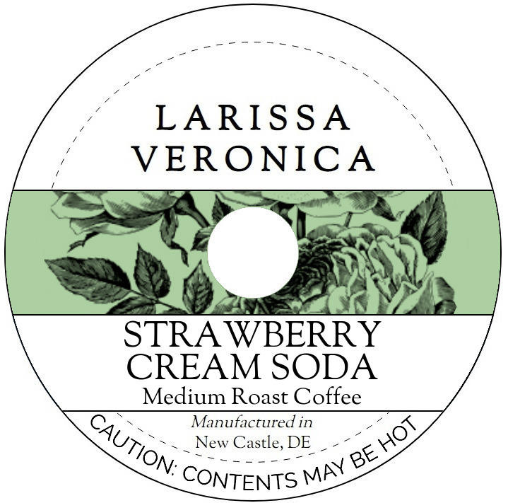 Strawberry Cream Soda Medium Roast Coffee <BR>(Single Serve K-Cup Pods)