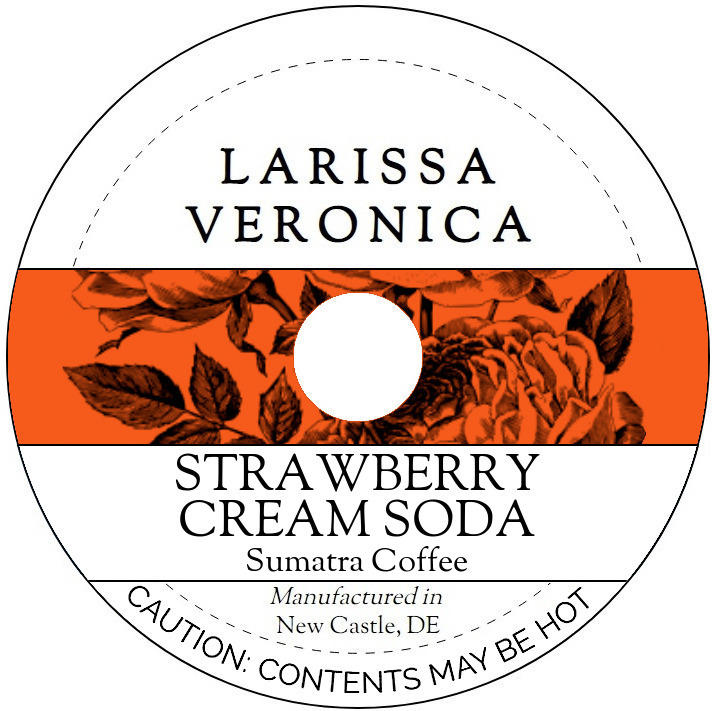 Strawberry Cream Soda Sumatra Coffee <BR>(Single Serve K-Cup Pods)
