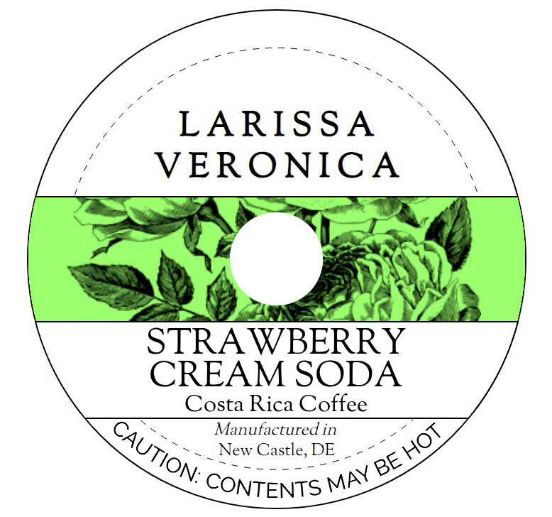 Strawberry Cream Soda Costa Rica Coffee <BR>(Single Serve K-Cup Pods)