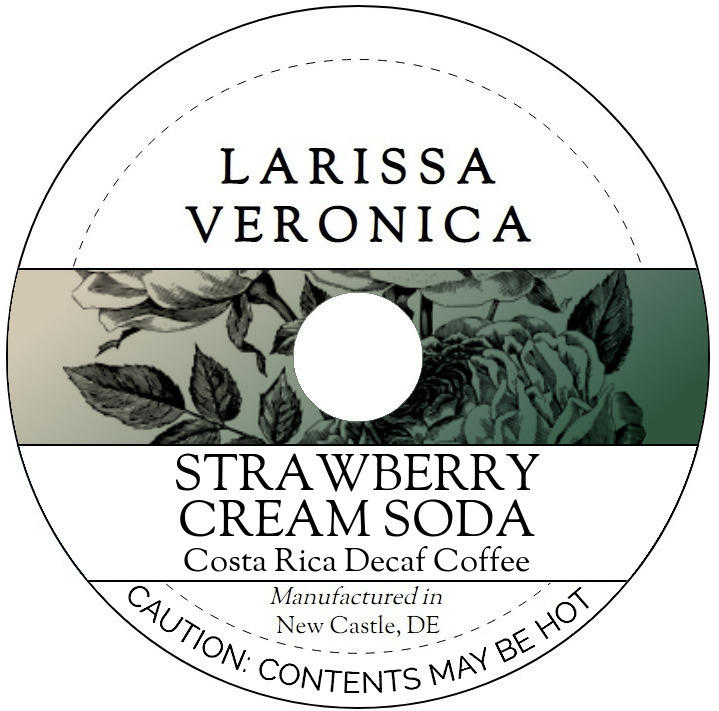 Strawberry Cream Soda Costa Rica Decaf Coffee <BR>(Single Serve K-Cup Pods)