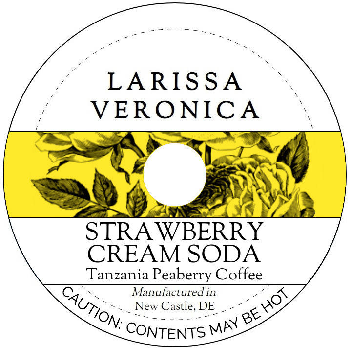 Strawberry Cream Soda Tanzania Peaberry Coffee <BR>(Single Serve K-Cup Pods)