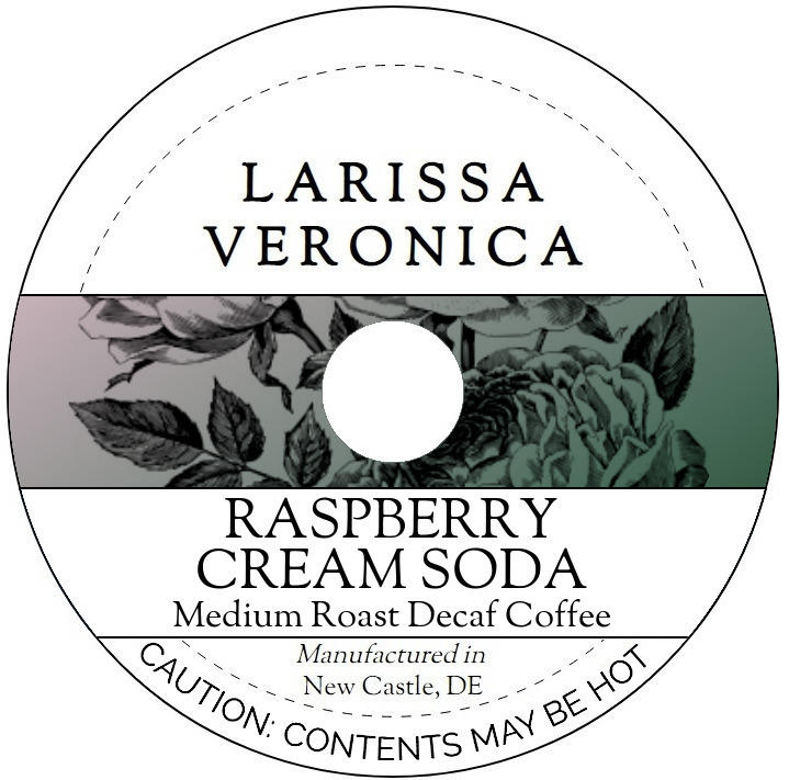 Raspberry Cream Soda Medium Roast Decaf Coffee <BR>(Single Serve K-Cup Pods)
