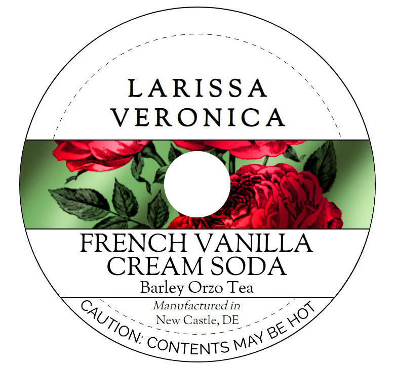French Vanilla Cream Soda Barley Orzo Tea <BR>(Single Serve K-Cup Pods)