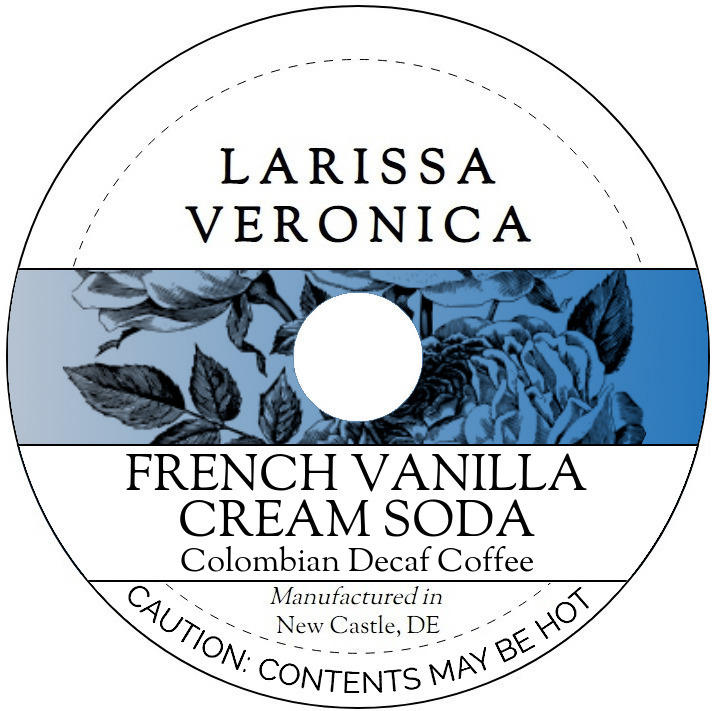 French Vanilla Cream Soda Colombian Decaf Coffee <BR>(Single Serve K-Cup Pods)