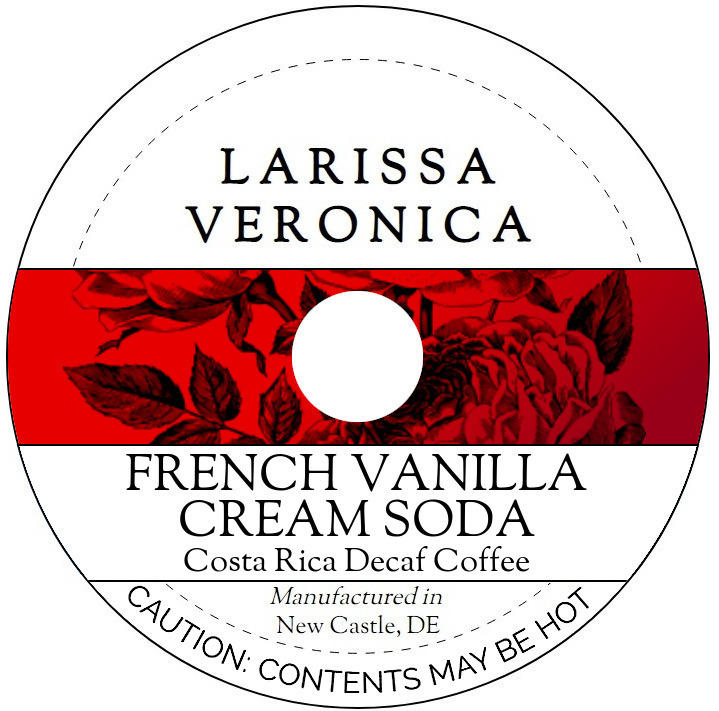 French Vanilla Cream Soda Costa Rica Decaf Coffee <BR>(Single Serve K-Cup Pods)