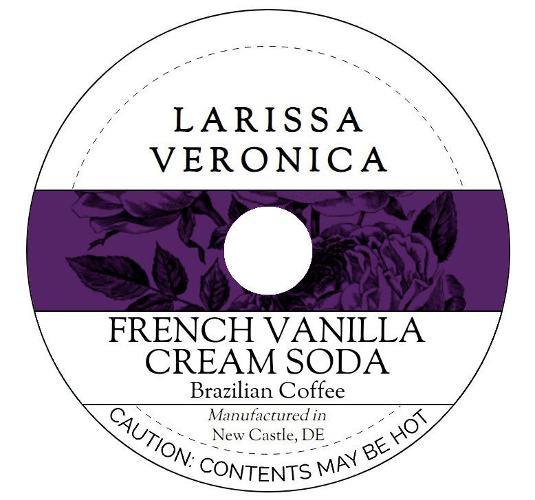 French Vanilla Cream Soda Brazilian Coffee <BR>(Single Serve K-Cup Pods)