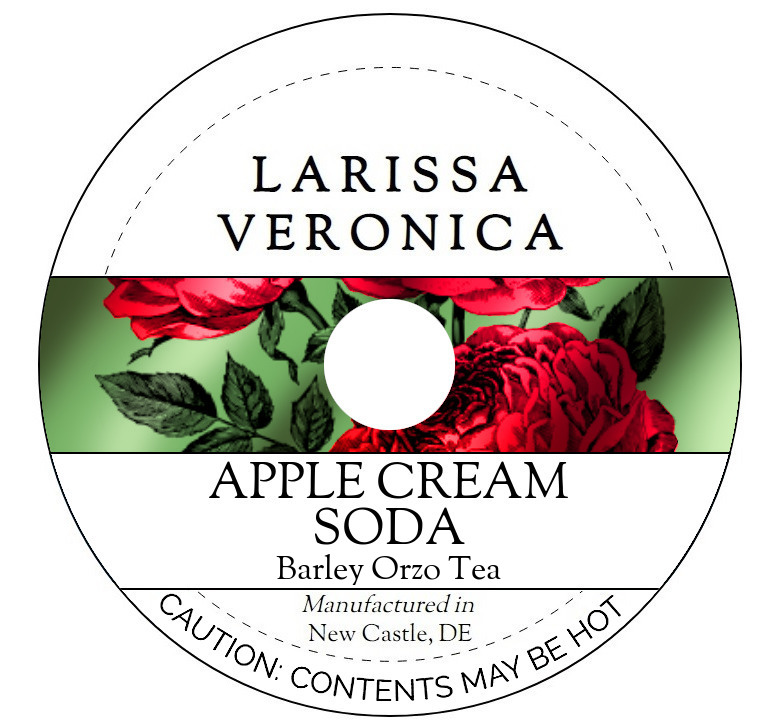 Apple Cream Soda Barley Orzo Tea <BR>(Single Serve K-Cup Pods)