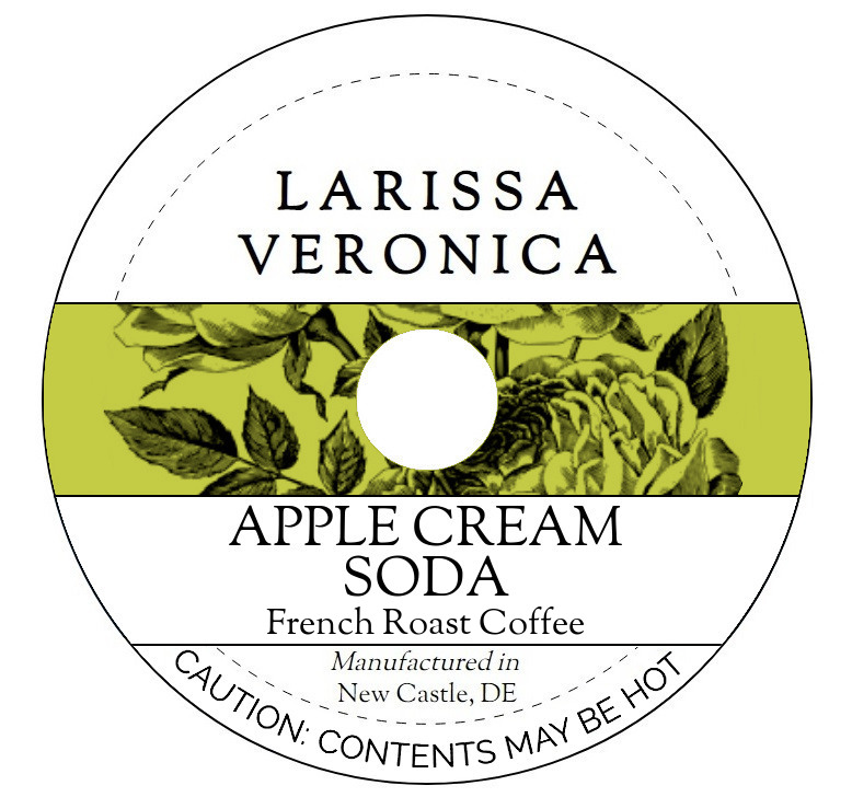 Apple Cream Soda French Roast Coffee <BR>(Single Serve K-Cup Pods)