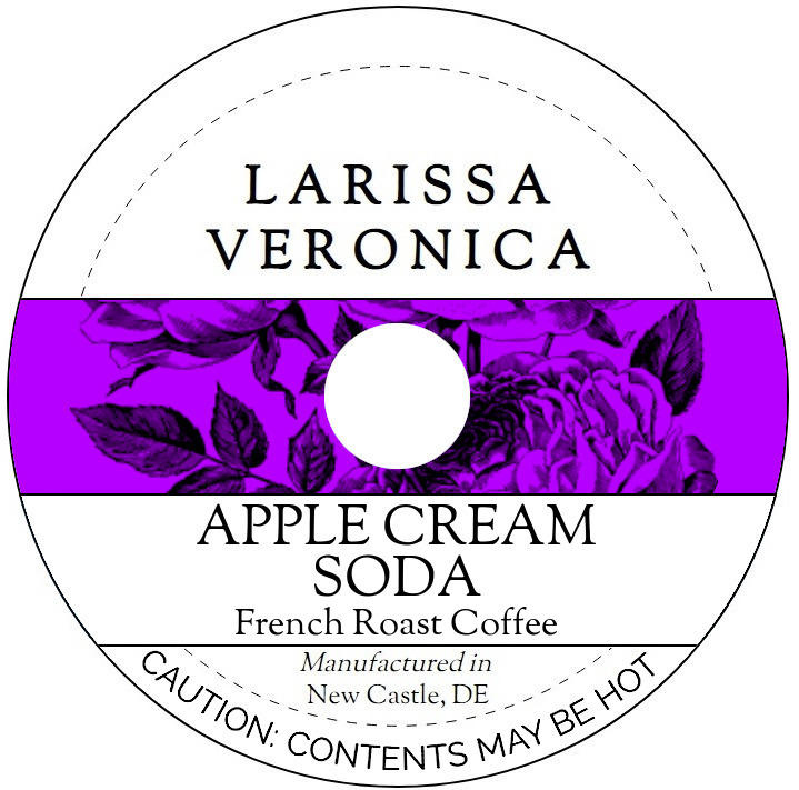 Apple Cream Soda French Roast Coffee <BR>(Single Serve K-Cup Pods)