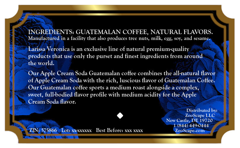 Apple Cream Soda Guatemalan Coffee <BR>(Single Serve K-Cup Pods)