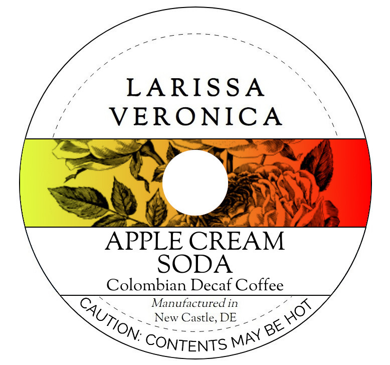 Apple Cream Soda Colombian Decaf Coffee <BR>(Single Serve K-Cup Pods)