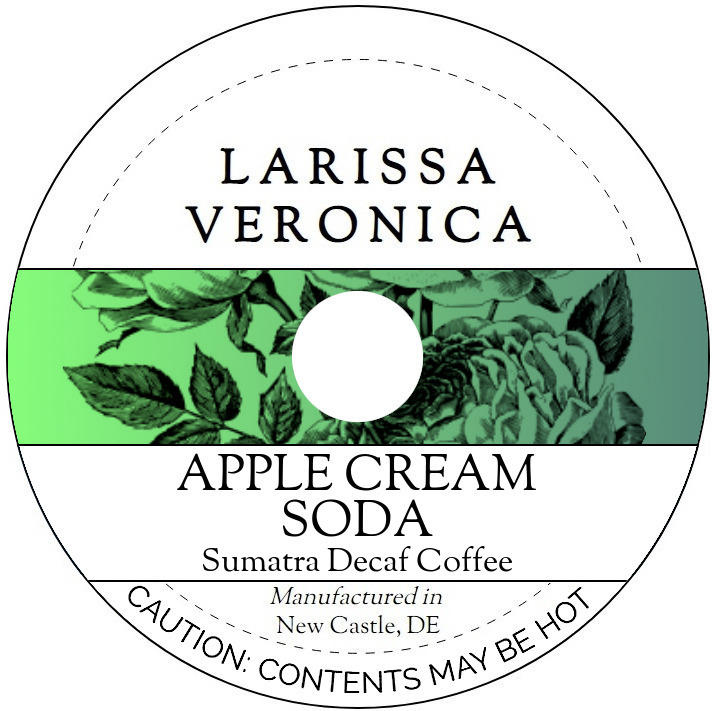 Apple Cream Soda Sumatra Decaf Coffee <BR>(Single Serve K-Cup Pods)