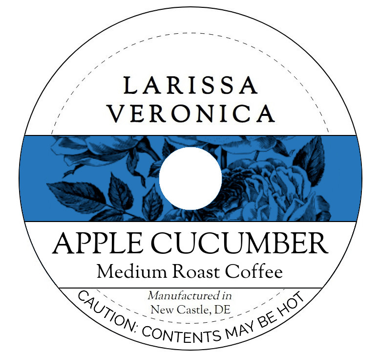 Apple Cucumber Medium Roast Coffee <BR>(Single Serve K-Cup Pods)